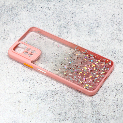 Maska Frame Glitter za Xiaomi Redmi Note 11/Note 11s roze slika 1