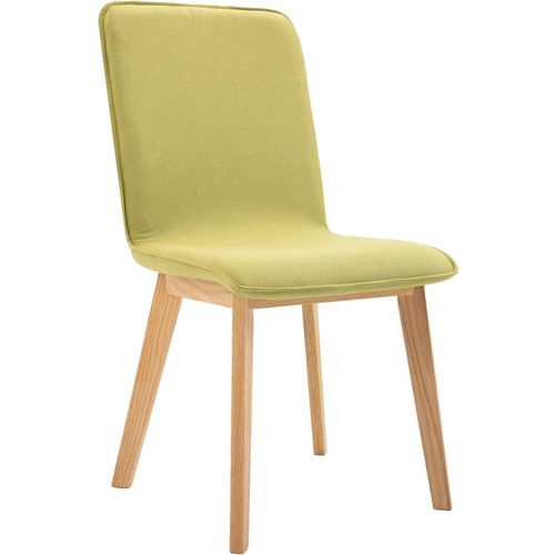 Blagovaonske stolice tkanina i hrastovina 6 kom zelene slika 30