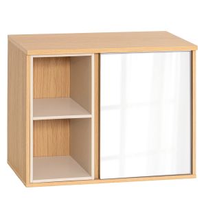 Tendance zidni kupaonski ormarić 1 vrata ogledalo sa unutarnjom policom + 2 police Rivoli 45x20x60 cm, MDF
