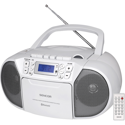 Sencor prijenosni radio SPT 3907 W  Bluetooth /CD/ MP3/SD/USB/AUX slika 3
