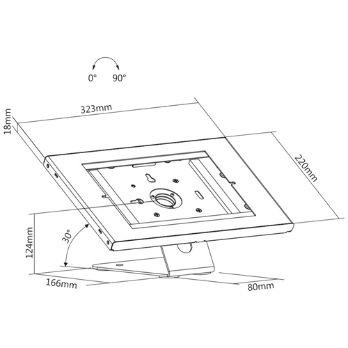 Maclean Stolni nosač za iPAD Pro,  Samsung Galaxy, Tab A - MC-909W slika 6