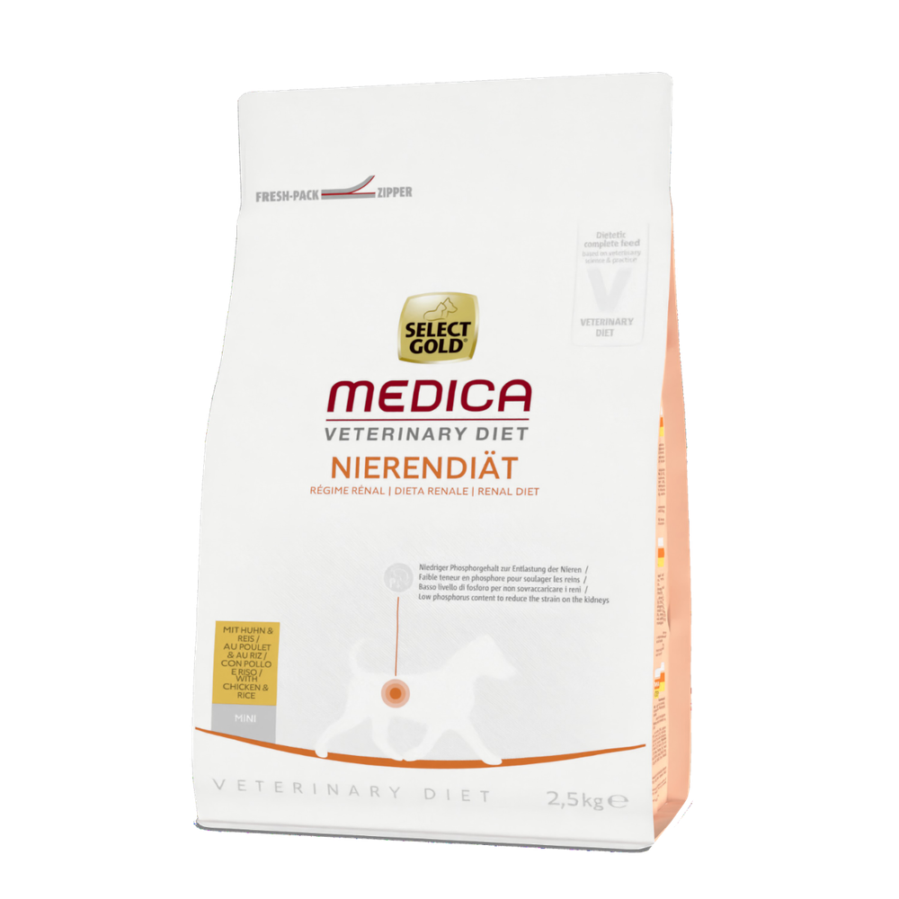 Select Gold Medica Renal Mini piletina i riža 2,5 kg slika 1