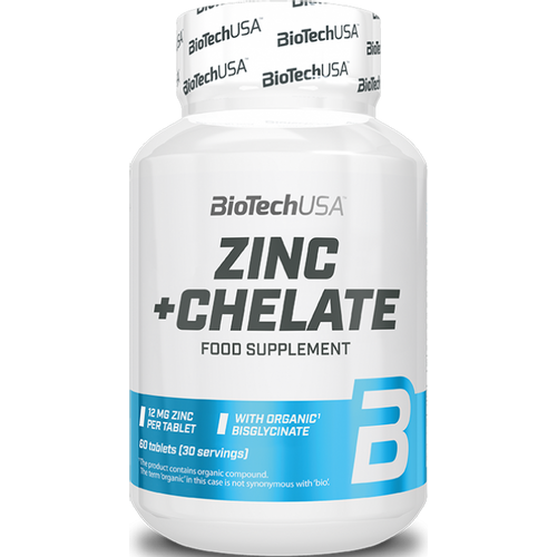 BioTech USA Zinc + Chelate 60 tbl slika 1