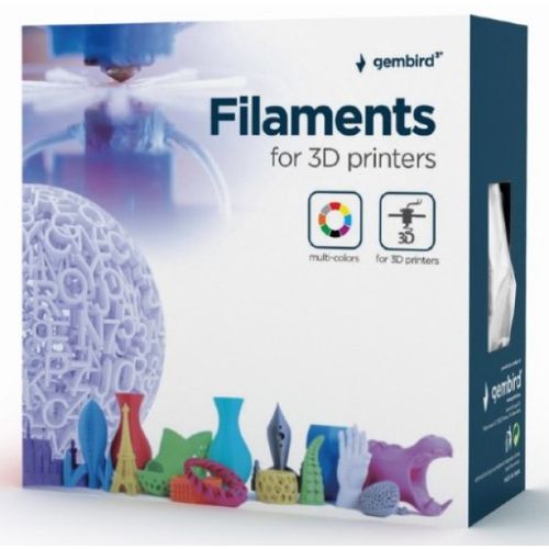 3DP-ABS1.75-01-S ABS Filament za 3D stampac 1.75mm, kotur1KG Silver slika 1