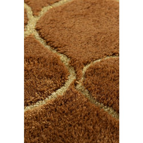 Infinity - Caramel Caramel Acrylic Bathmat Set (2 Pieces) slika 4