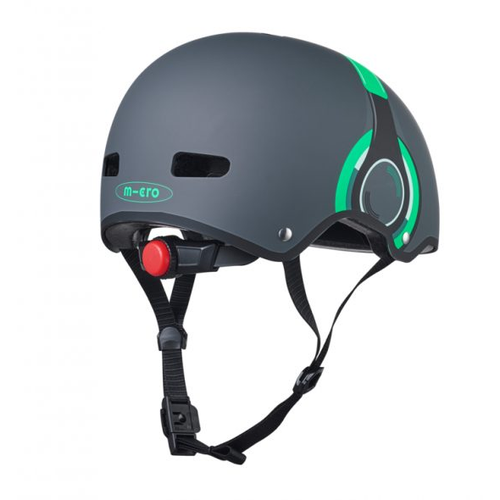 Micro Kaciga ABS Helmet, Headphone Green M slika 3