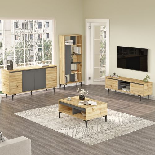 AR14-KA Oak
Anthracite Living Room Furniture Set slika 1