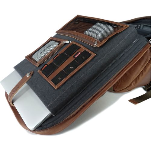Compagnon torba „the backpack“ Dark Green &amp; Light Brown slika 2