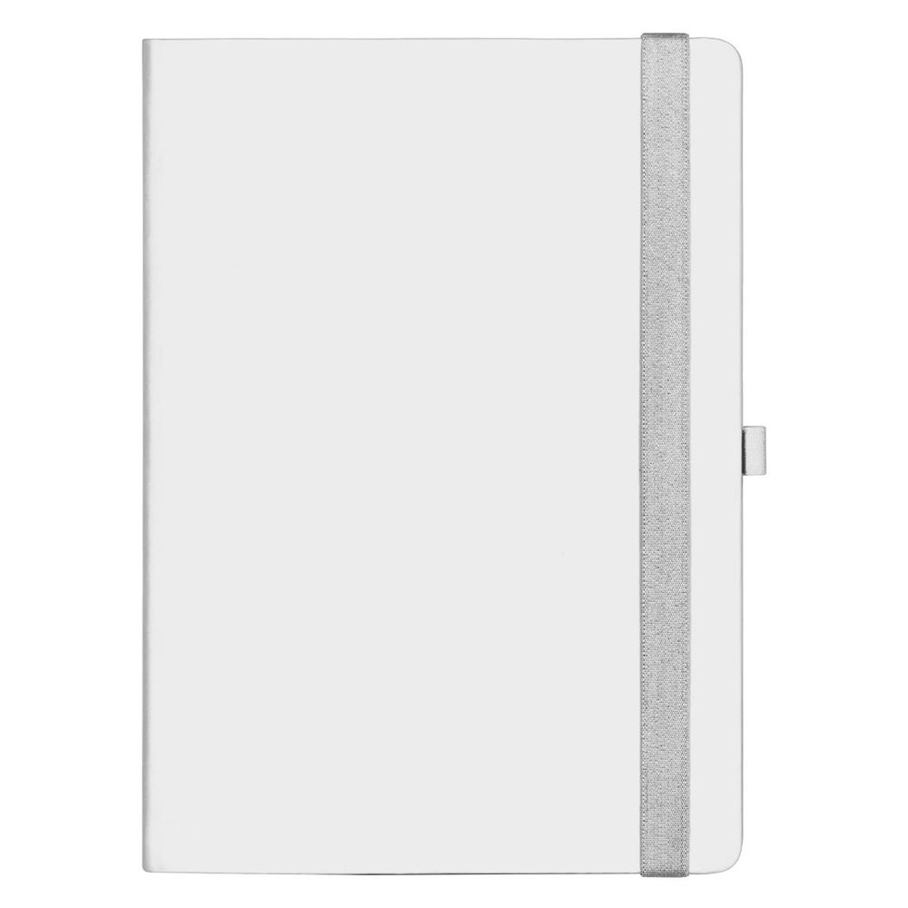 OSLO,B5 notes sa elastičnom trakom,silver slika 1