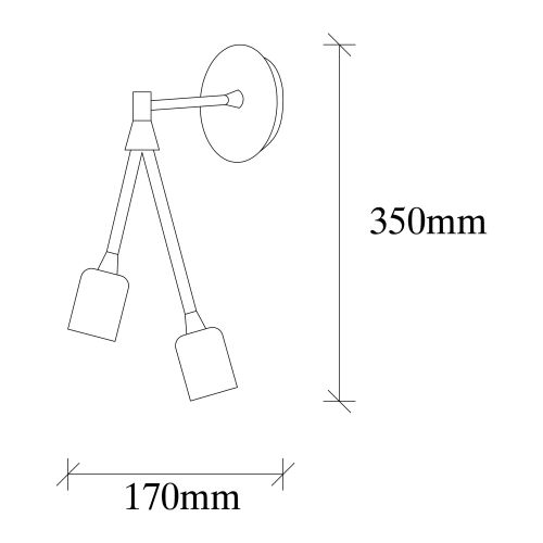 Dartini - MR-661 Vintage Wall Lamp slika 6