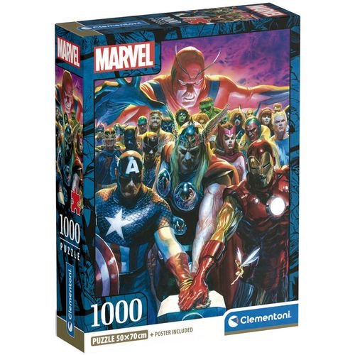 Marvel Avengers puzzle 1000pcs slika 1