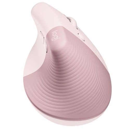 LOGITECH Lift Vertical Ergonomic Wireless miš roze slika 2