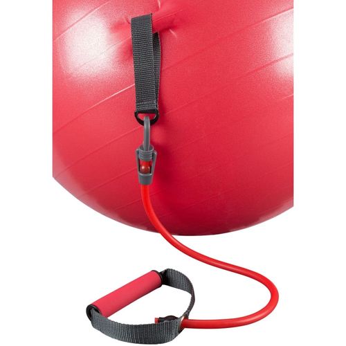Avento lopta za vježbanje s trakama za otpor 65 cm crvena 41TO-ROG-65 slika 2