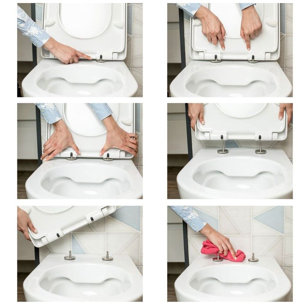 Gepard Sanitary WC daska Taormina C9 Soft Close, Duroplast, BijelaT slika 3