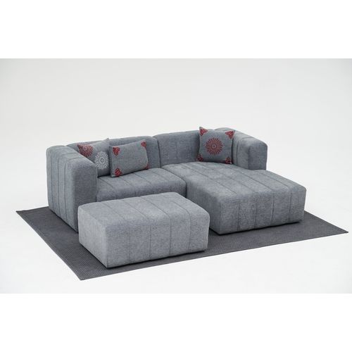 Atelier Del Sofa Kutna garnitura, Beyza Mini Right - Grey slika 2