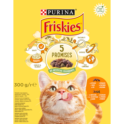 Friskies® Adult, s piletinom i povrćem, 300 g  slika 2