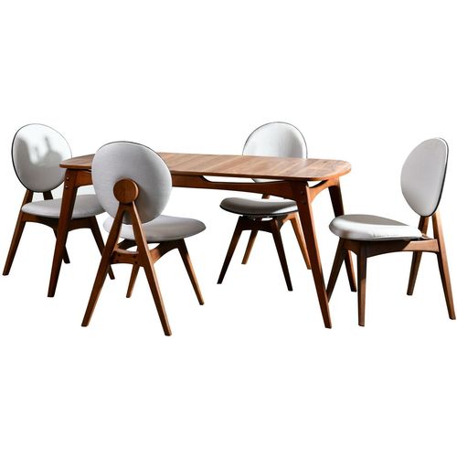 Touch Wooden - Cream Walnut
Cream Table & Chairs Set (5 Pieces) slika 16