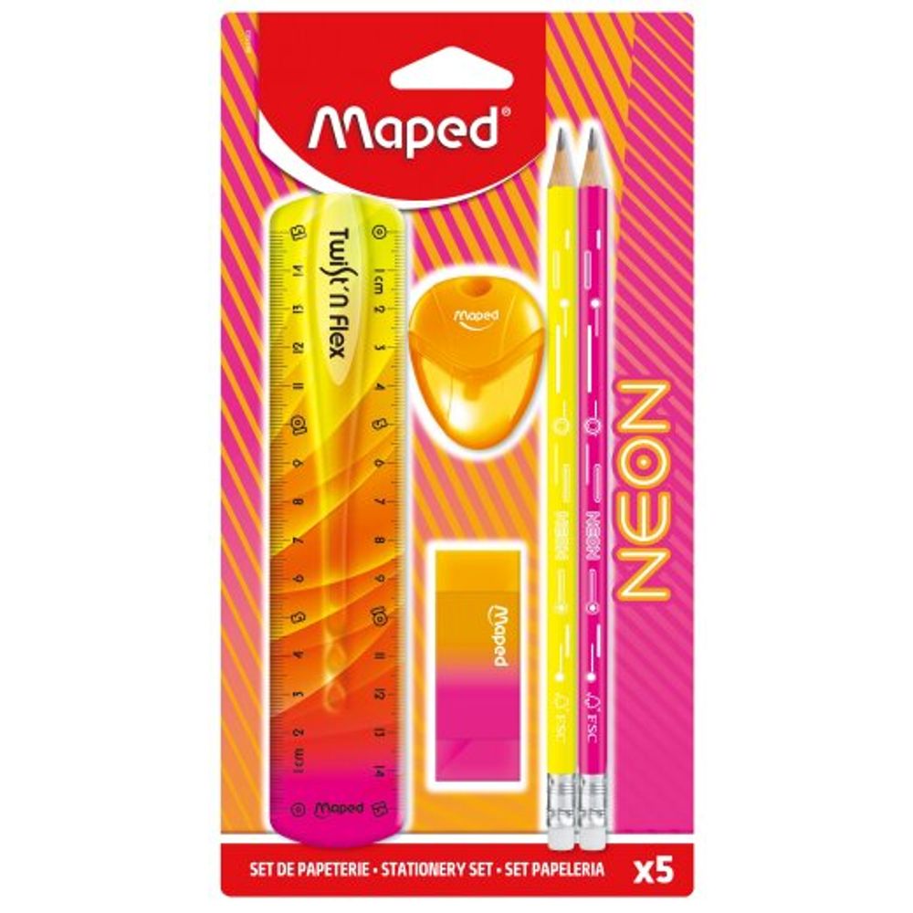 MAPED Školski set Neon 5/1 sa priborom slika 1