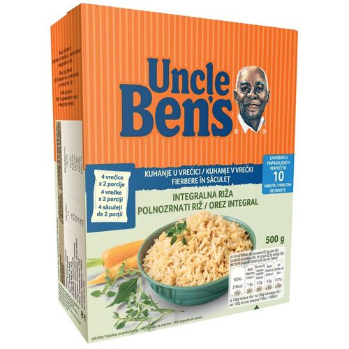 Uncle Ben's integralna riža 500g slika 1