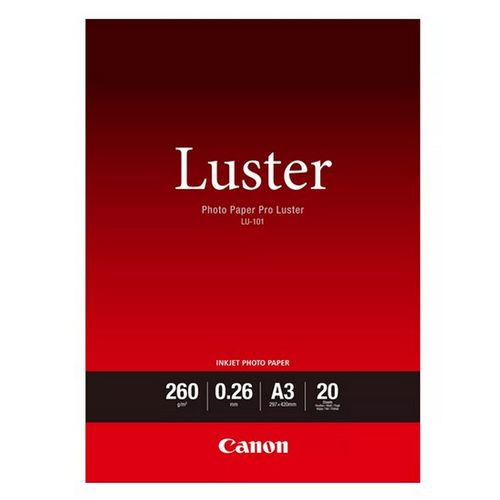 Canon Photo 	Luster Paper LU101 - A3- 20L 6211B007 slika 1