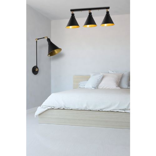 Berceste - Set1 Black Chandelier & Wall Lamp Set slika 1