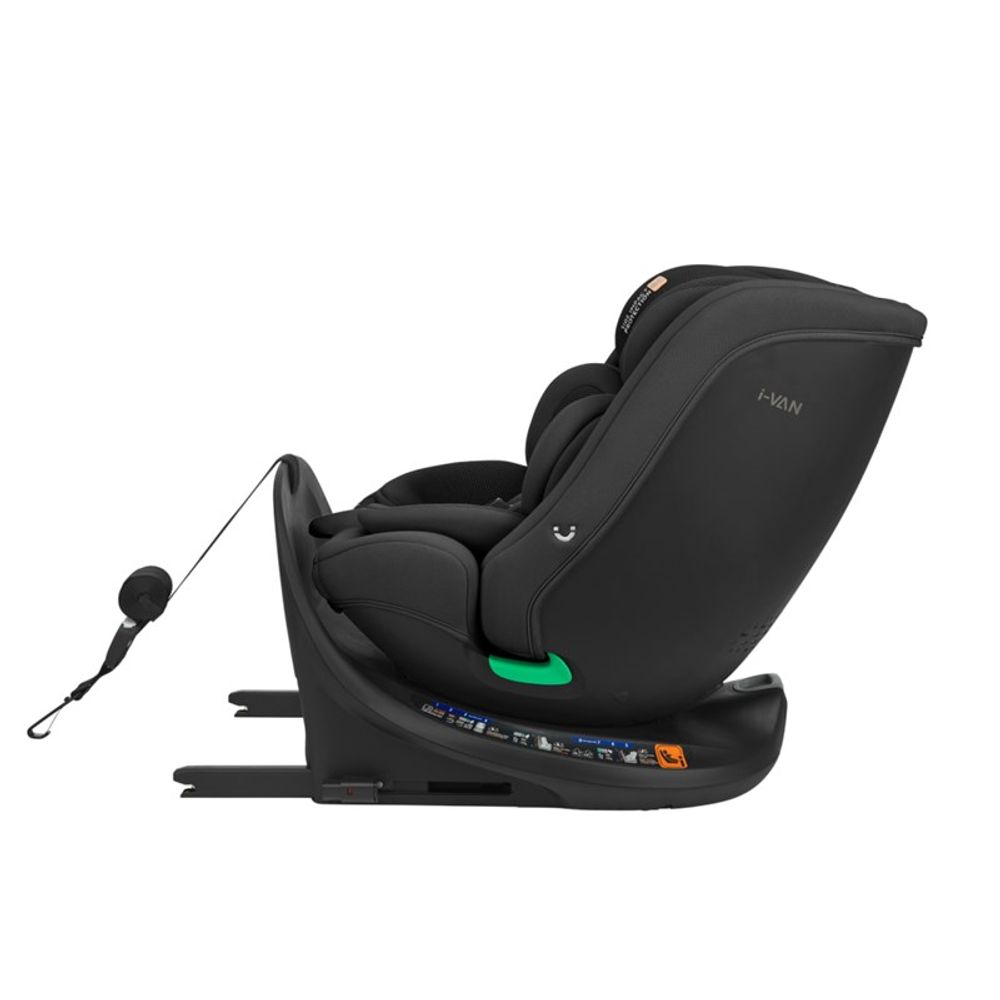 Kikka Boo Rotirajuća autosjedalica 40-150Cm I-Van i-Size Isofix, Black slika 6