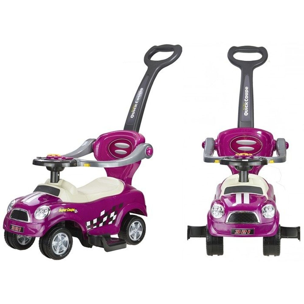 Coupe automobil s ručnim upravljanjem s matičnom ručkom - ljubičasta slika 1