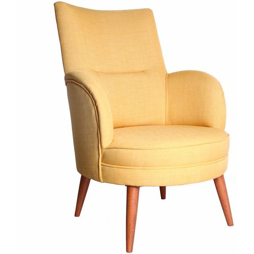 Victoria - Yellow Yellow Wing Chair slika 1