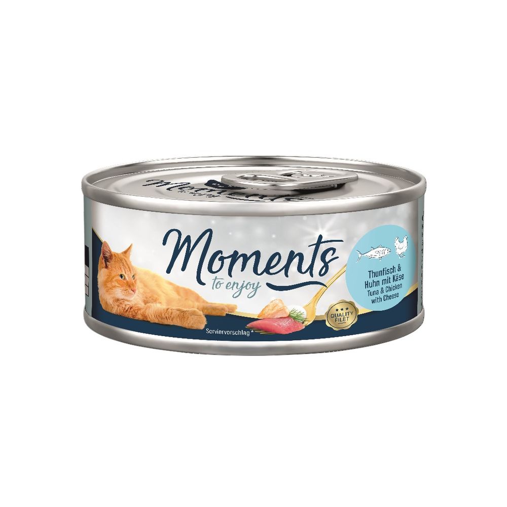 Moments Cat Adult tuna, sir i piletina 70 g konzerva slika 1