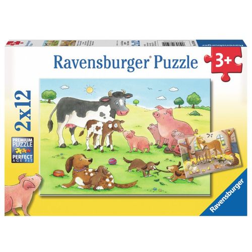 Ravensburger Puzzle životinje 2x12 kom slika 1