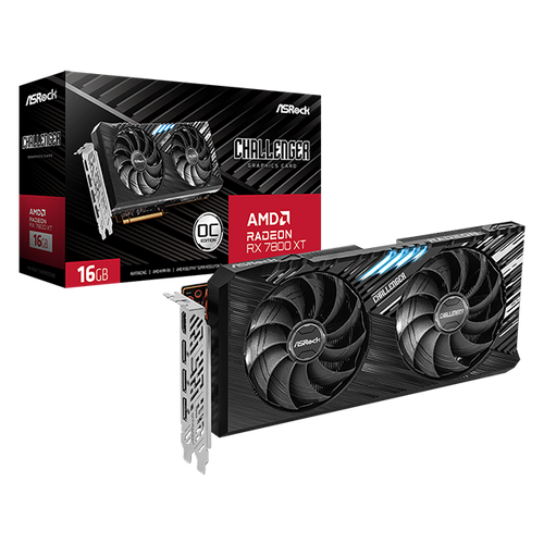 SVGA Asrock Radeon RX 7800 XT Challenger 16GB GDDR6 OC, RX7800XT CL 16GO slika 1