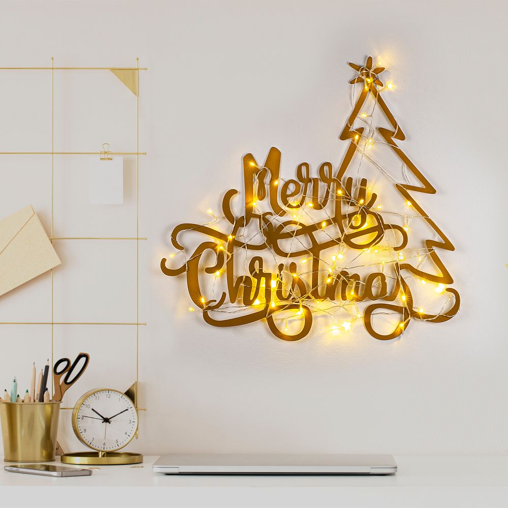 Zidni Ukras XMASGOLD - 008 u Zlatnoj Boji slika 2