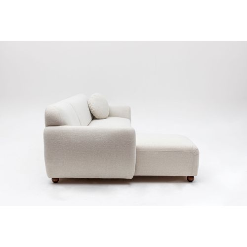 Atelier Del Sofa Kutna garnitura EDDY bijela desni kut, Eddy Corner Left (CHL-3R) - White slika 12