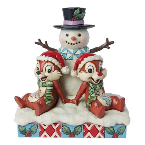 Chip n Dale Snowman Figurine slika 1