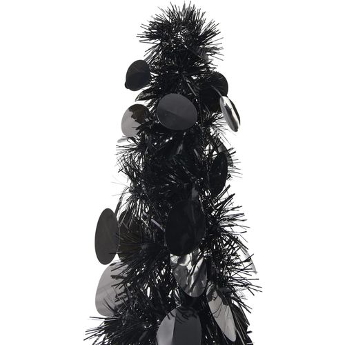 Prigodno umjetno božićno drvce crno 120 cm PET slika 2