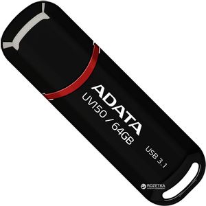 AData USB Fleš 64GB USB 3.0 Crni, AUV150-64G-RBK