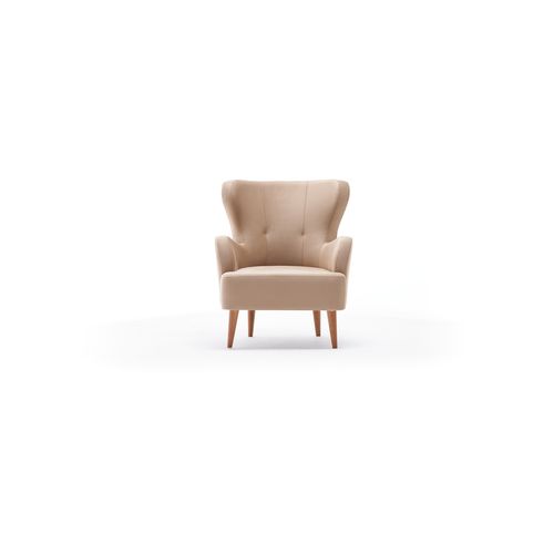 Karina - Cream Cream Wing Chair slika 5