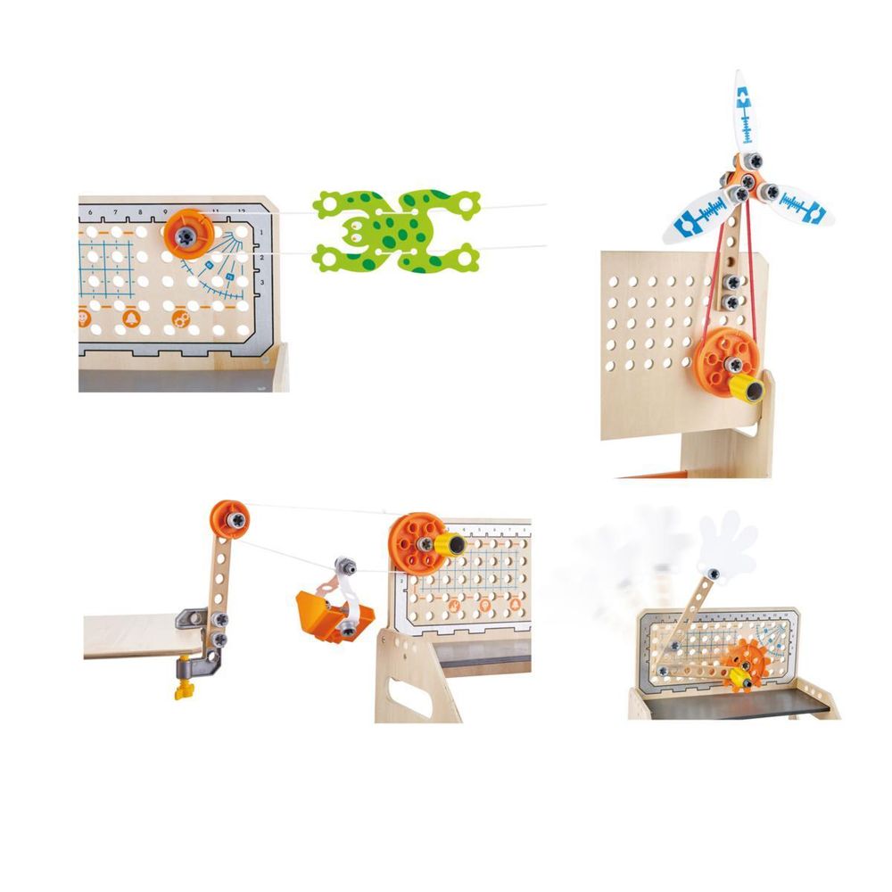Hape Drvena radionica sa alatom Discovery Scientific Workbench E3028A slika 3