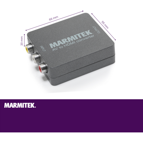 MARMITEK, HDMI pretvarač, RCA / SCART > HDMI slika 1