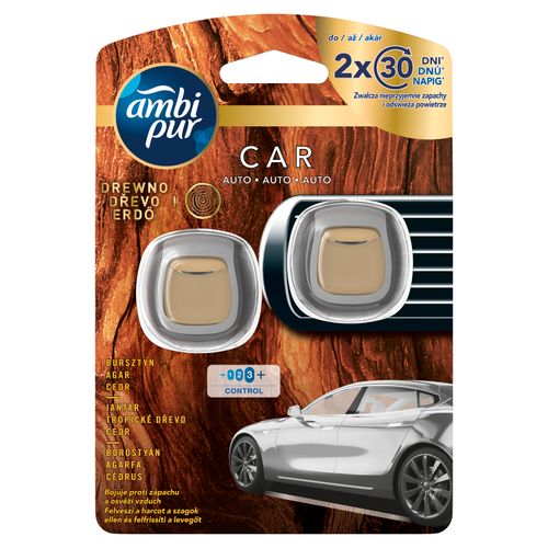 Ambi Pur osvježivač za auto wood 2x2ml slika 1