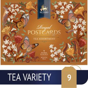 Richard Royal Postcard Tea Assortment_Royal Spring - Kombinacija čajeva, 17.1g  ORANGE