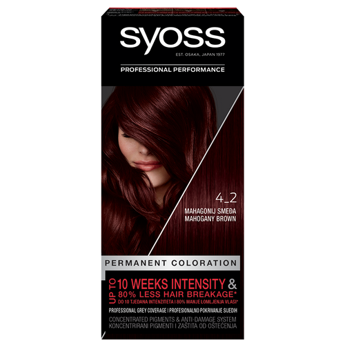 SYOSS boja za kosu 4-2 Mahogany brown  slika 1