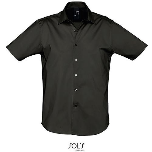 BROADWAY muška košulja sa kratkim rukavima - Crna, M  slika 5
