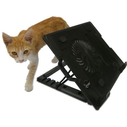 N2000IV** Gembird hladnjak za laptop, 15-17 180mm Fan-CONTROL, 2xUSB, 365x265mm, Ergo Stand(599) slika 3