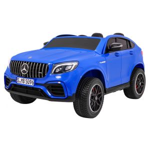 Licencirani auto na akumulator Mercedes GLC 63S - dvosjed - plavi