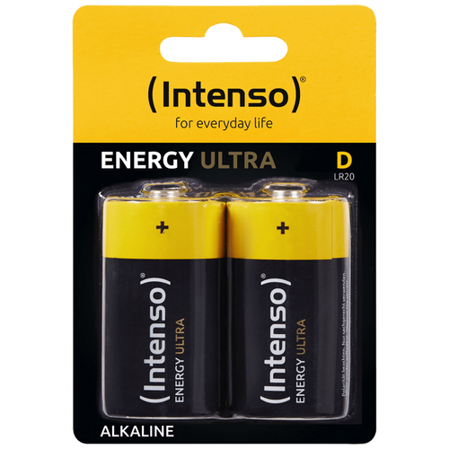 (Intenso) Baterija alkalna, LR20 / D, 1,5 V, blister 2 kom - LR20 / D slika 1