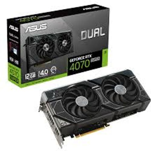 SVGA PCIE ASUS DUAL-RTX4070S-12G 12GB 192bit GDDR6X slika 1