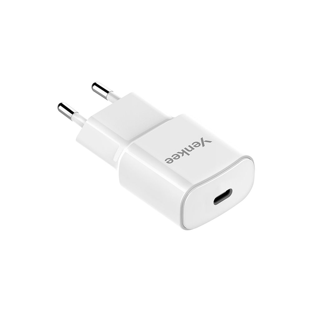 YENKEE Punjač za telefone USB C YAC 2033WH, 20W slika 1