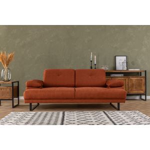 Atelier Del Sofa Mustang - Orange Orange 2-Seat Sofa-Bed