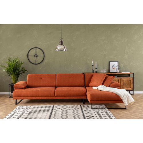 Atelier Del Sofa Kutna garnitura, naranča, Mustang Small Right - Orange slika 1